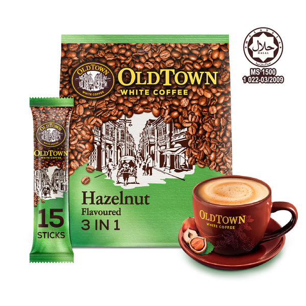 Old Town Hazelnut Flavoured Instant 3-in-1 Premix White Coffee 31.6g x 15 (highest price)
