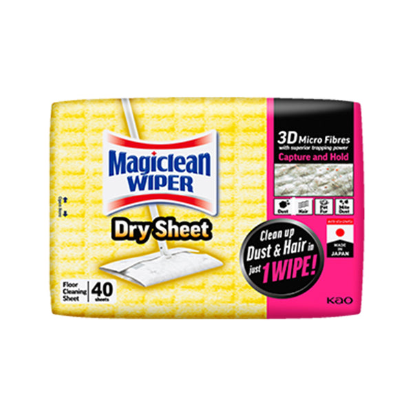 Kao Magiclean Wiper Dry Sheets 40pcs/pack (highest price)