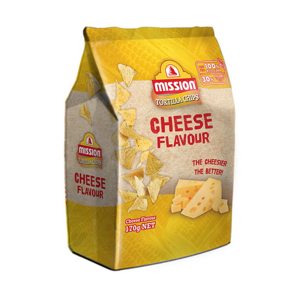 Mission Tortilla Chips Cheese 170g (highest price)
