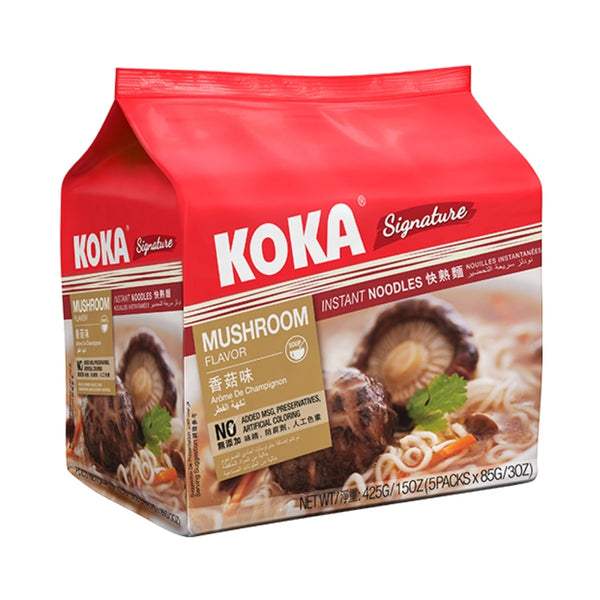 Koka Mushroom Flavor Instant Noodles 85g x 5 (highest price)