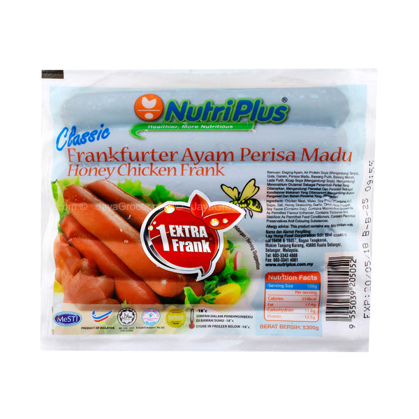 Nutriplus Honey Chicken Frank 300g (highest price)