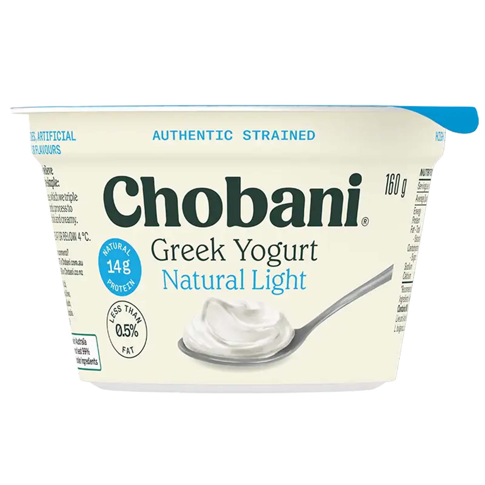 Chobani Natural Light Greek Yogurt 160g
