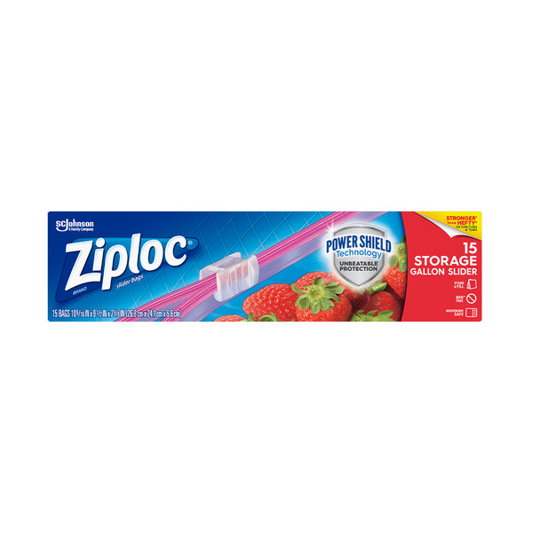 Ziploc slider storage gallon bag 15pcs/pack (highest price)