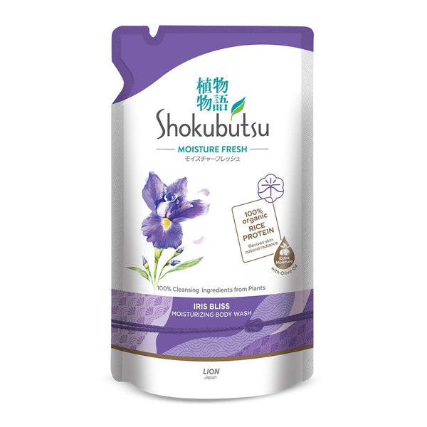 Shokubutsu Iris Bliss Body Wash Refill 500g