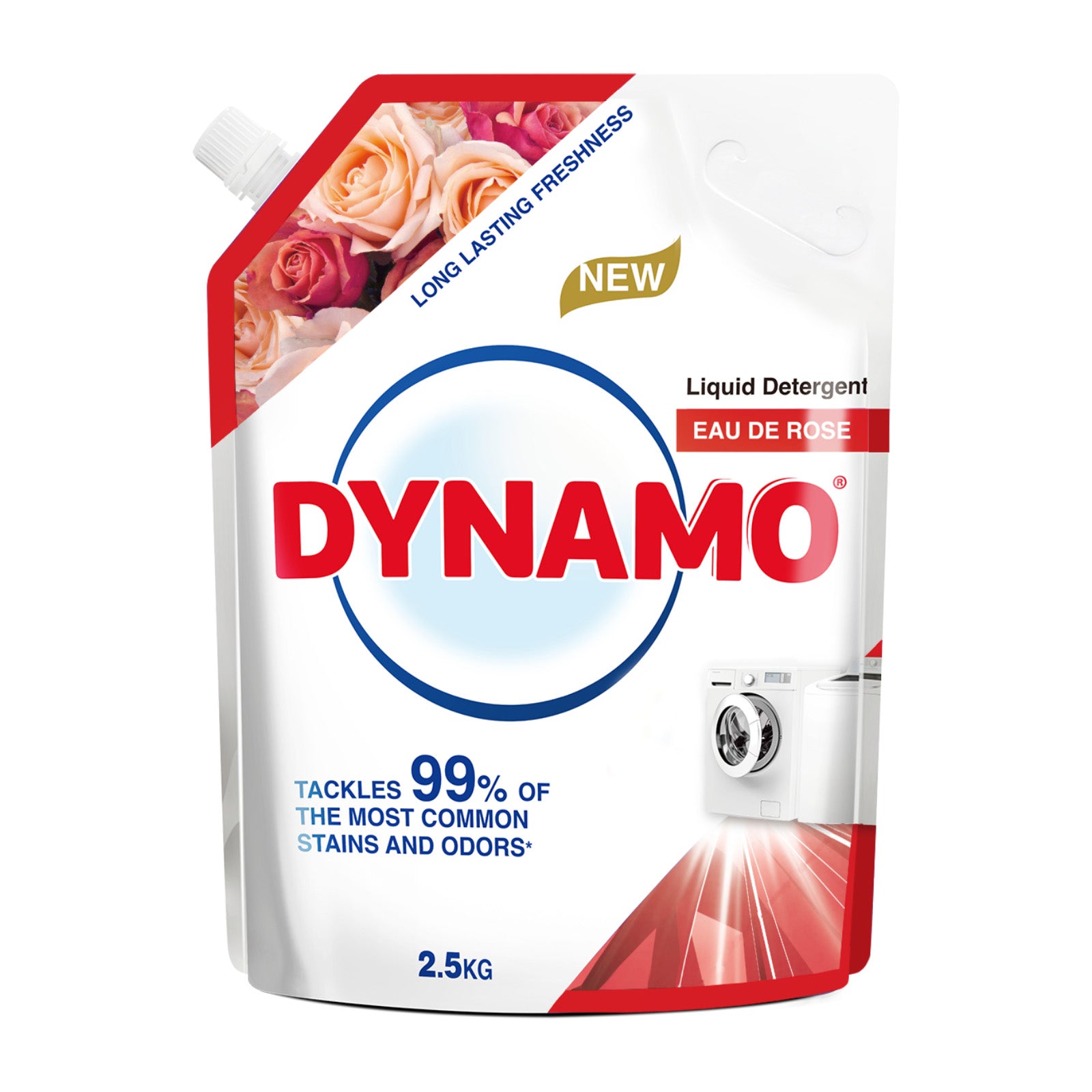 Dynamo Eau De Rose Laundry Liquid Refill 2.5kg