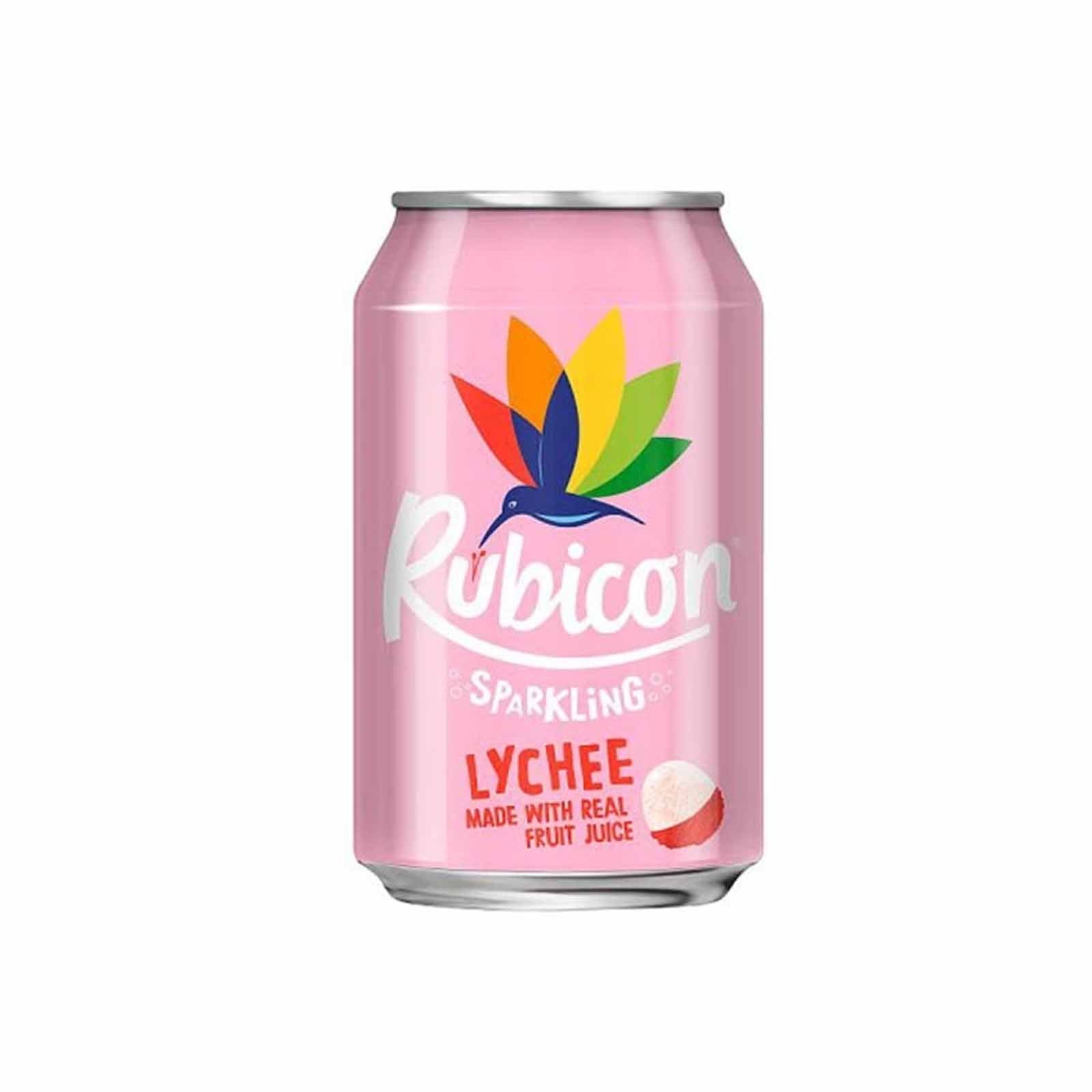 Rubicon Lychee Sparkling Cans 330ml