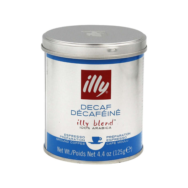 Illy Decaf Espresso Preparation Ground Coffee 125g