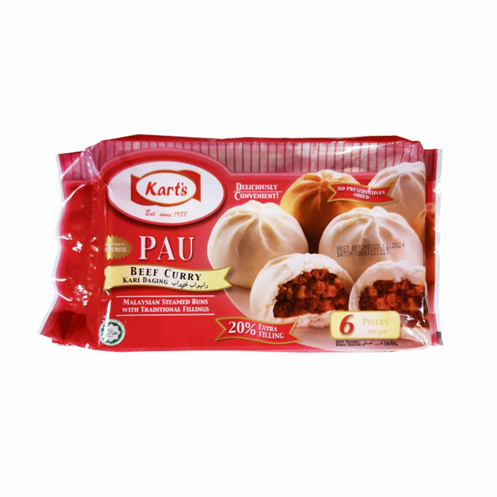 Karts Beef Pau (Steamed Bun) 360g