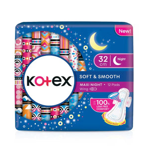 Kotex Soft and Smooth Extra Long 32cm 12sheet/pack