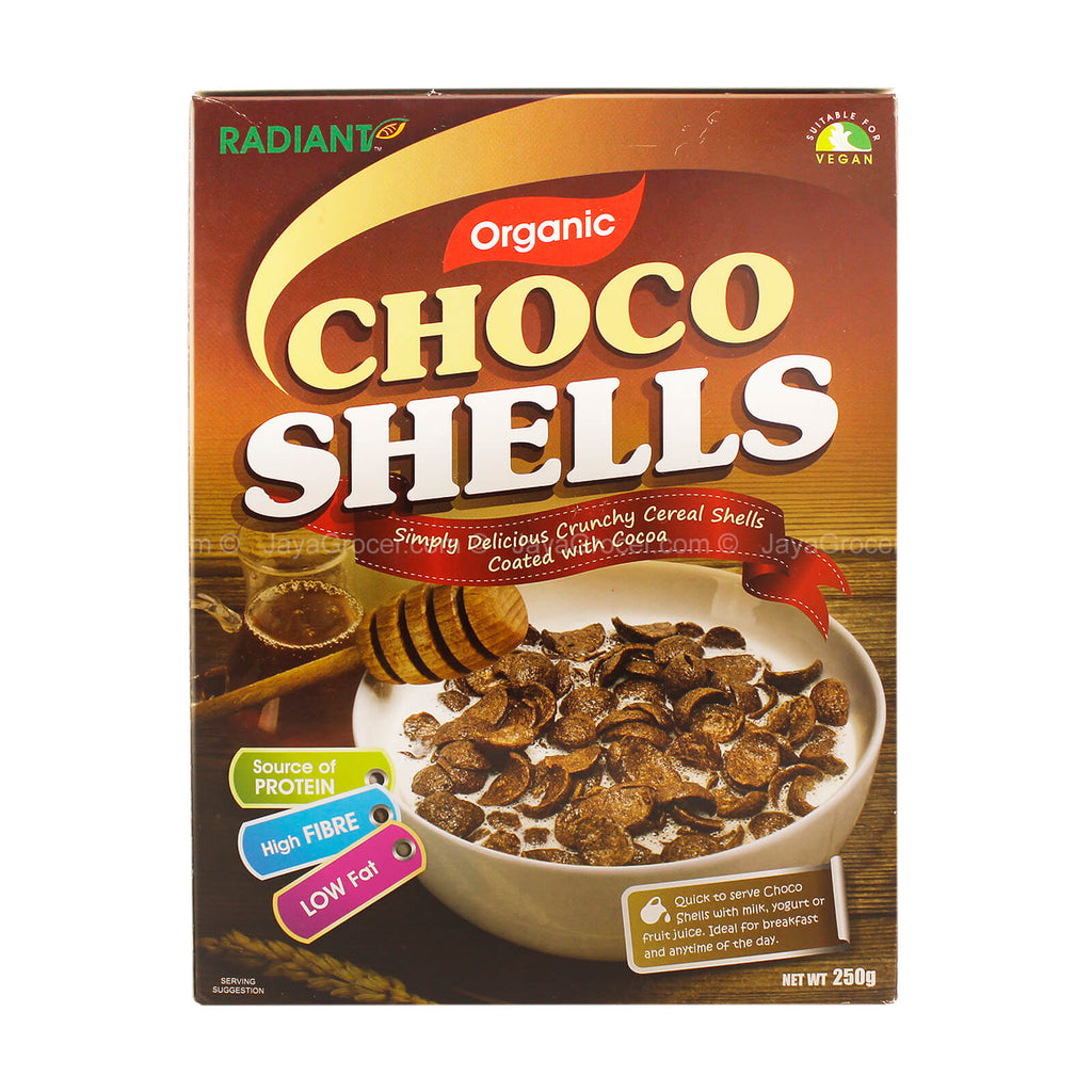 Radiant Organic Choco Shells 250g