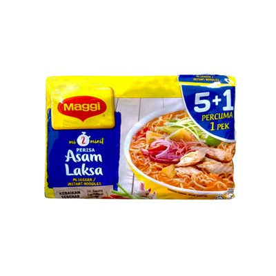 Maggi Mi Asam Laksa 78g x 5 +1