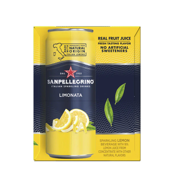 San Pellegrino Limonata Sparkling Lemon Drink (Can) 330ml (highest price)