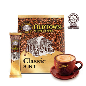 Old Town Classic Instant 3 in 1 Premix White Coffee 31.6g x 15