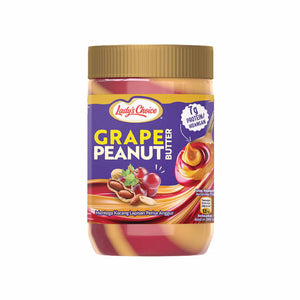 Ladys Choice Grape Flavored Stripes Peanut Butter 530g