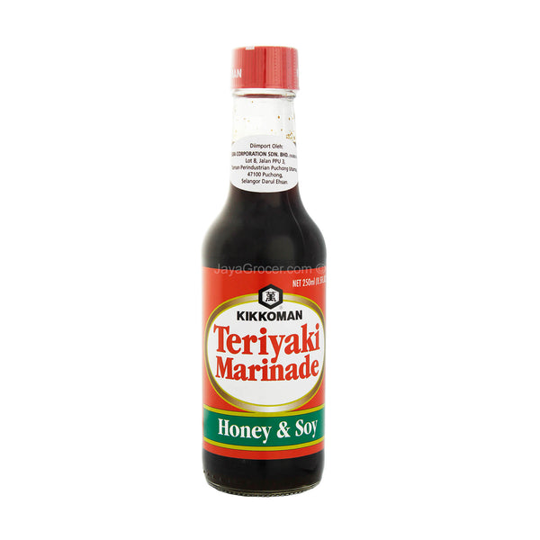 [Non-Halal] Kikkoman Teriyaki Marinade Honey & Soy Sauce 250ml