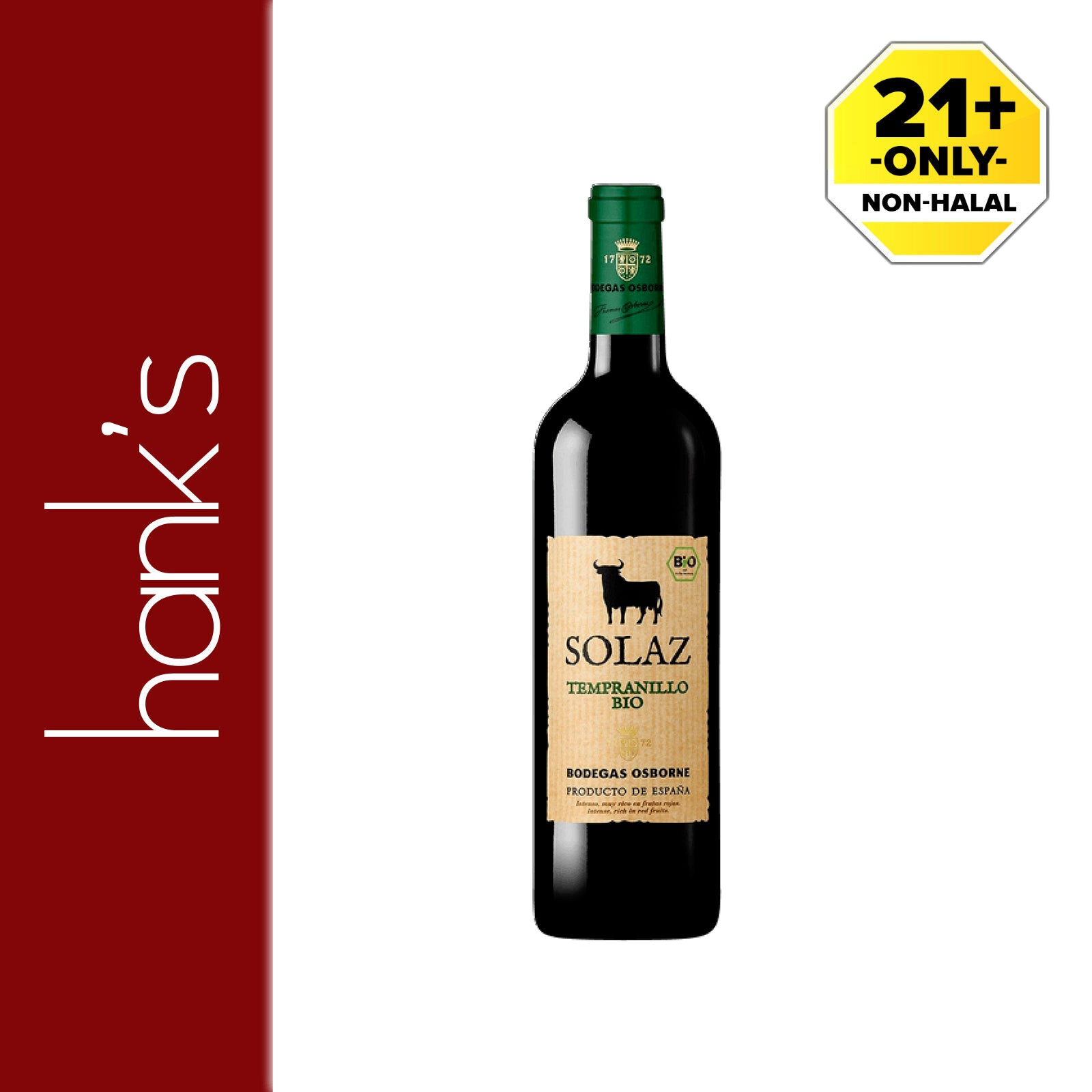 Osborn Solaz Tempranillo Bio Red Wine 750ml