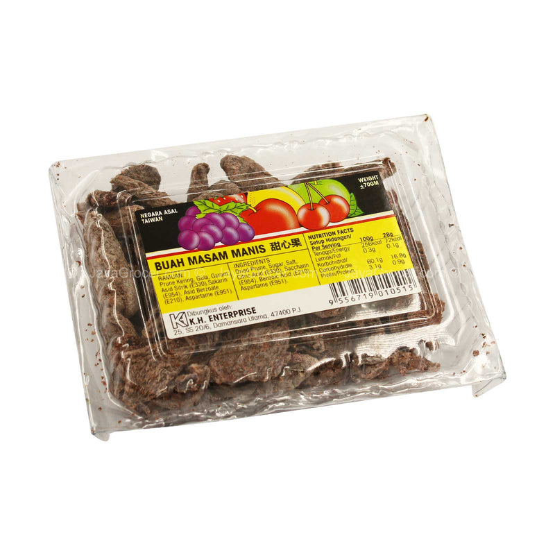 K.H Buah Masam Manis (Dried Preserved Sweet and Sour Fruit) 70g