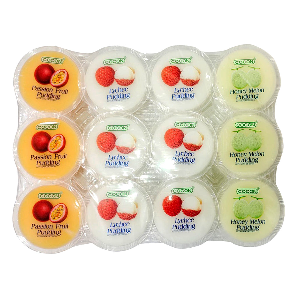 Cocon Nata Decoco Pudding Lychee Flavour 80g x 12