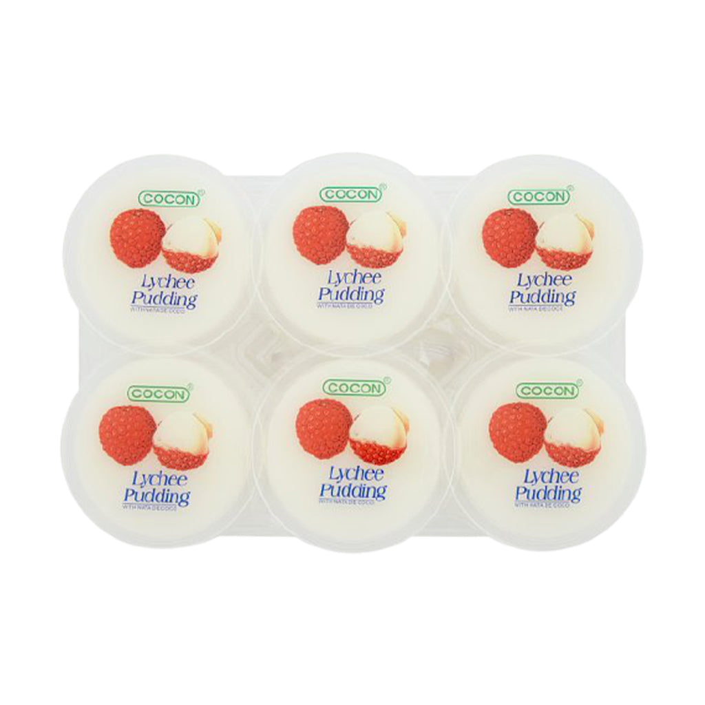 Cocon Nata Decoco Pudding Lychee Flavour 80g x 12