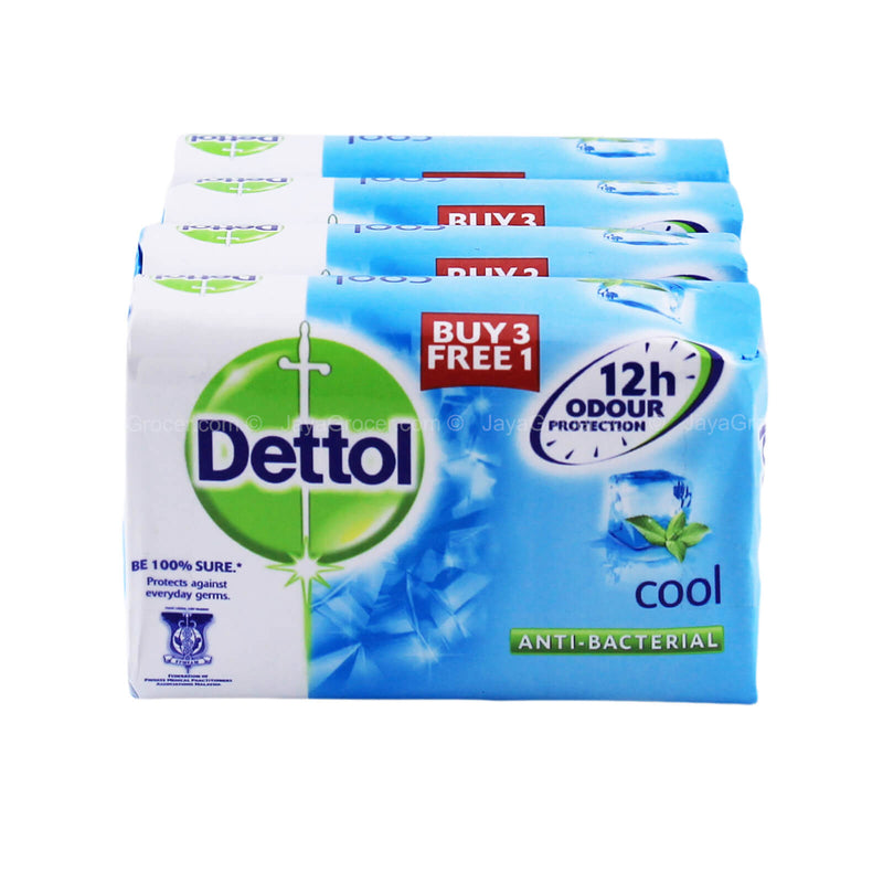 Dettol Cool Bar Soap 4pcs/pack 100g