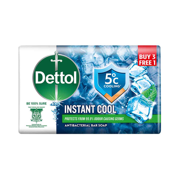 Dettol JUMP Body Soap Cool 3+1 100g+60g (highest price)
