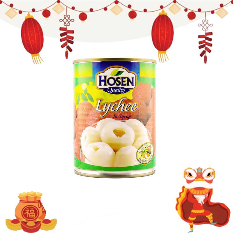 Hosen Lychee in Syrup 565g