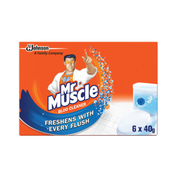 Mr Muscle Kiwi Kleen Bloo Cleaner 40g x 6