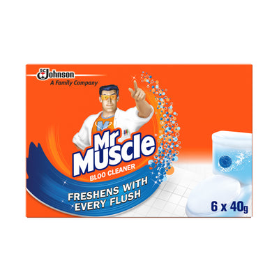 Mr Muscle Kiwi Kleen Bloo Cleaner 40g x 6