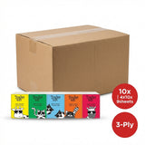 Tender Soft 3ply Mini Hanky 9sheets x 10