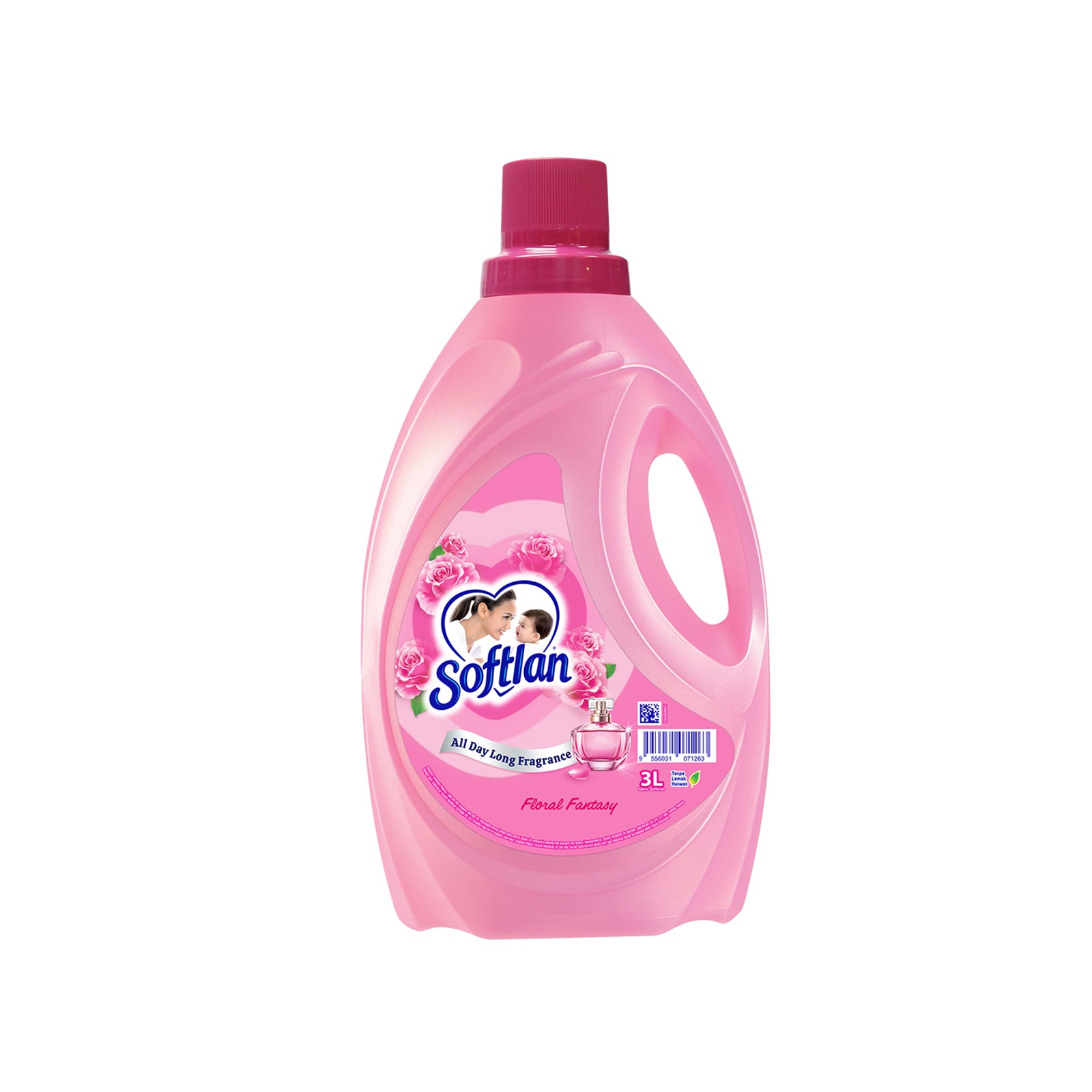 Softlan Fabric Softener Floral fantasy Pink 3L