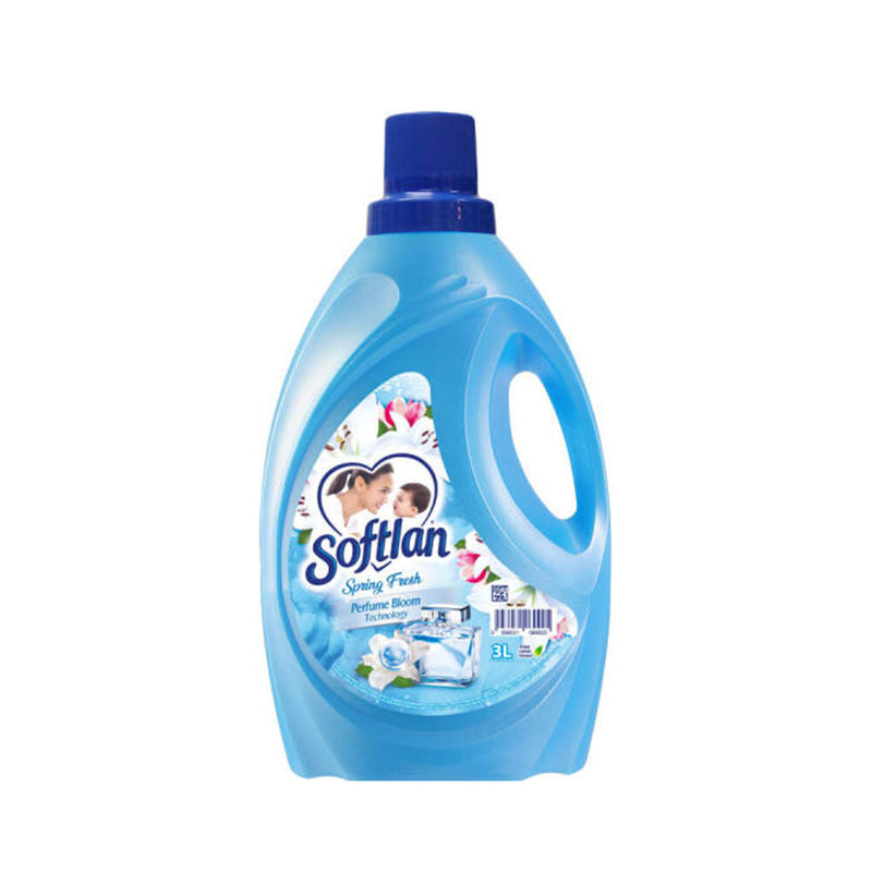 Softlan Anti Wrinkles Spring Fresh Blue Fabric Conditioner 3L