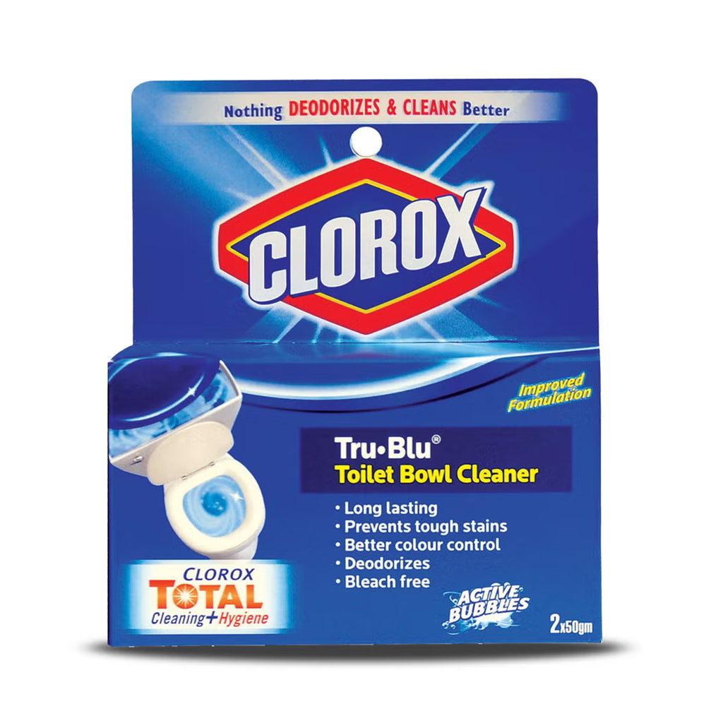 Clorox Tru Blu Toilet Bowl Cleaner 50g x 2