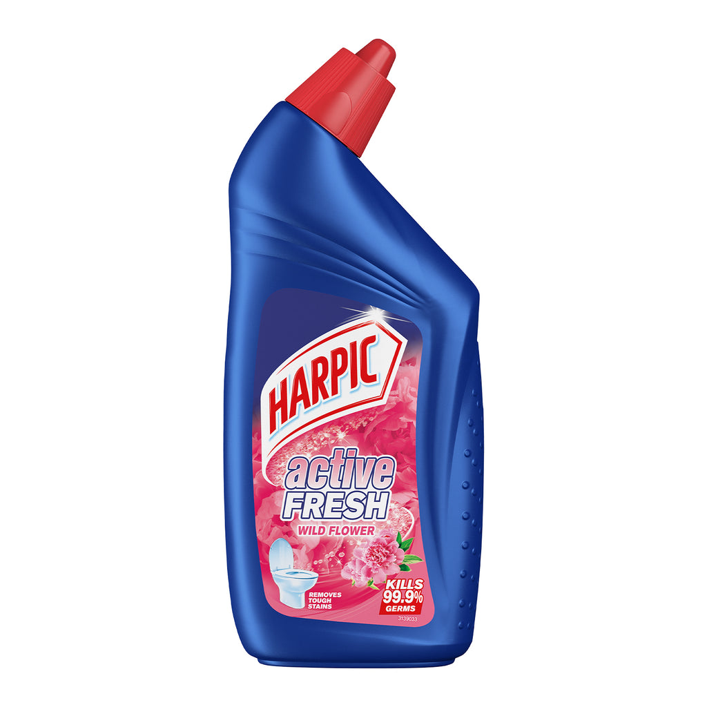Harpic Toilet Bowl Cleaner Liquid Wild Flower 500ml x 2