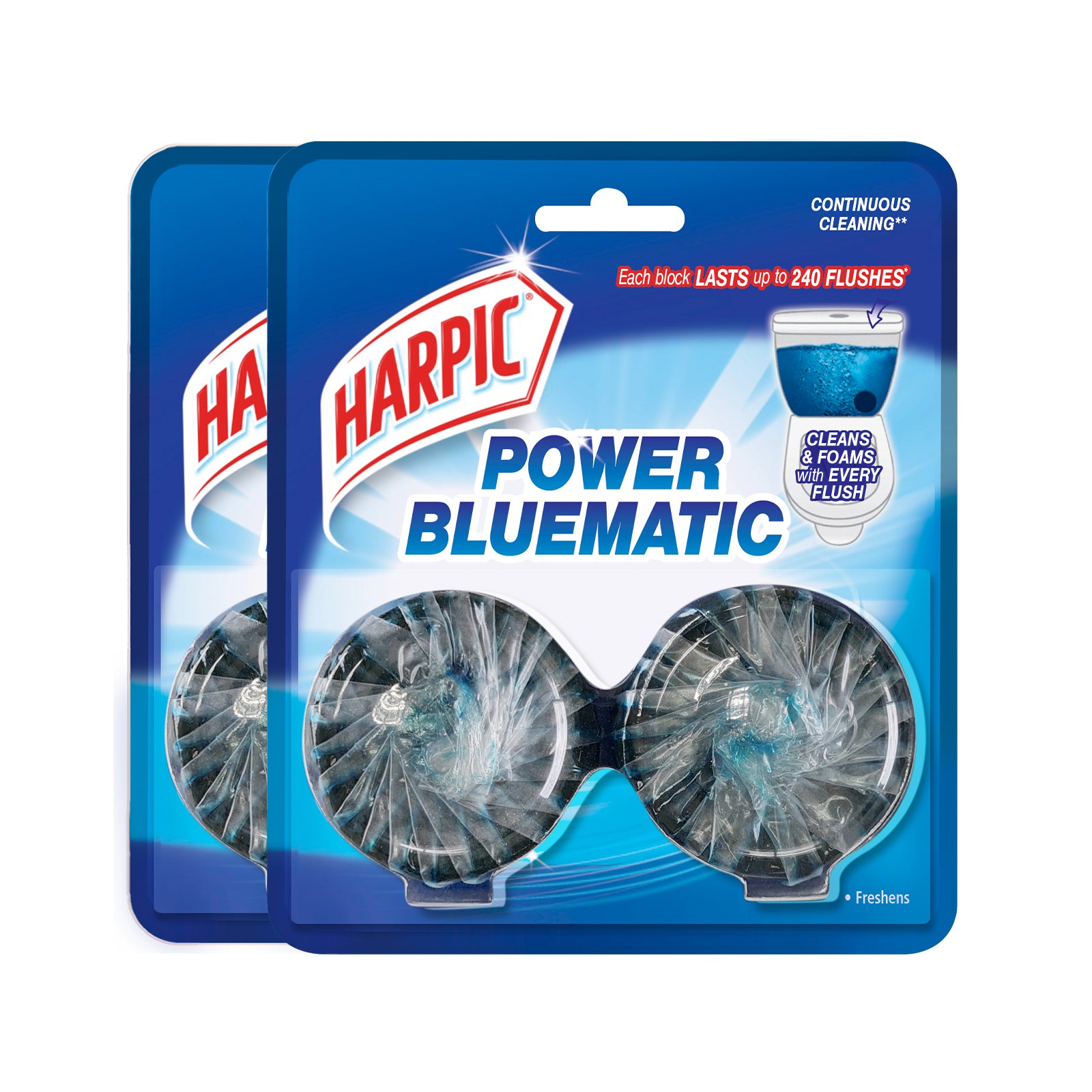 Harpic ITC Bluematic 50g x 2