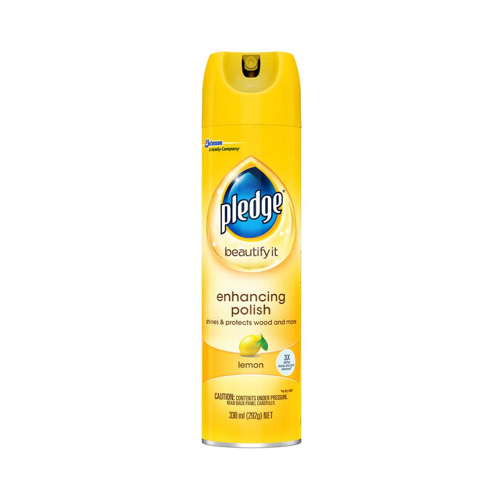 Pledge Enhancing Polish Lemon Scent 330ml