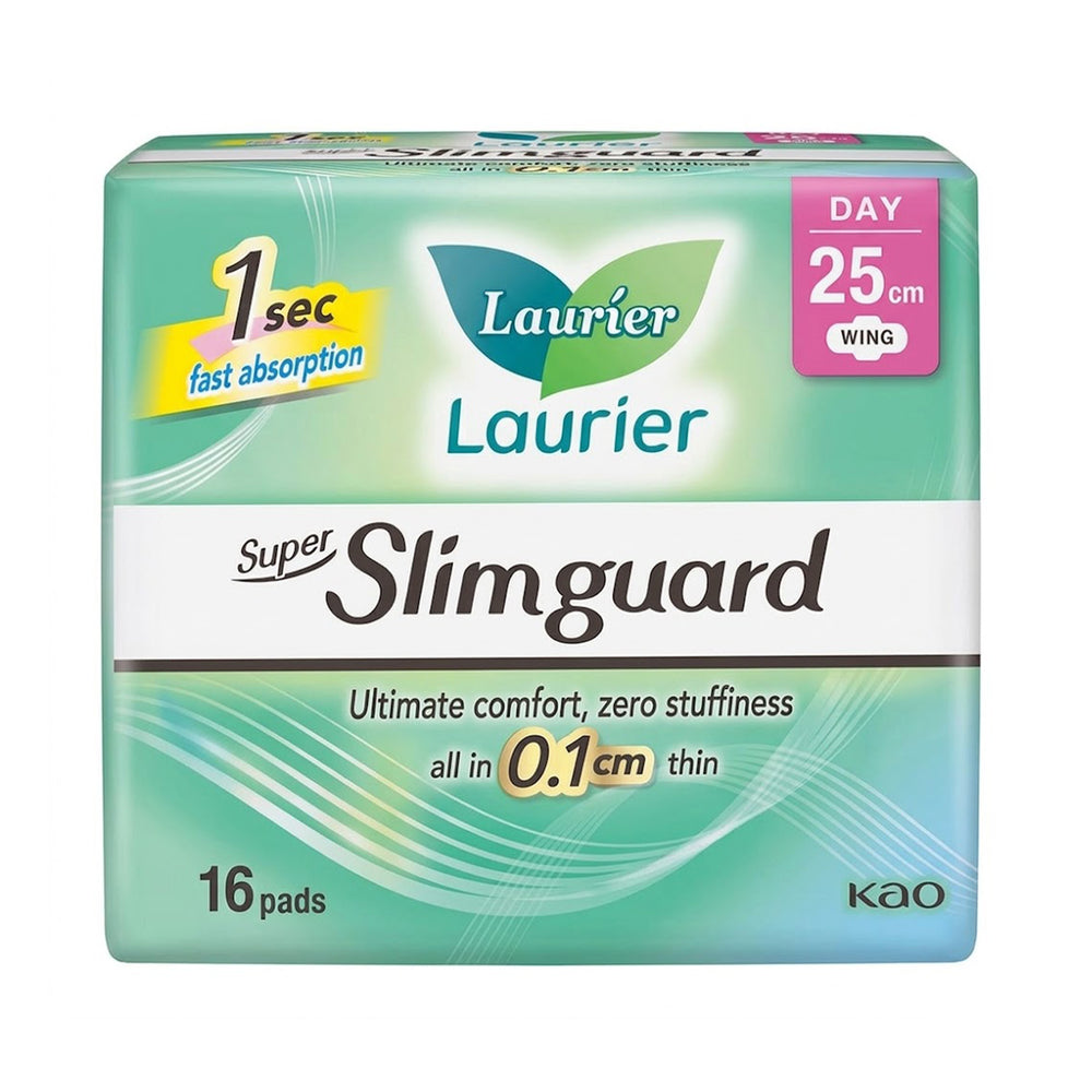Laurier Super Slimguard Wing Pad 25cm x 16pads
