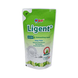 Yuri Ligent Anti-Bacterial Dishwashing Detergent Lime Refill 630ml
