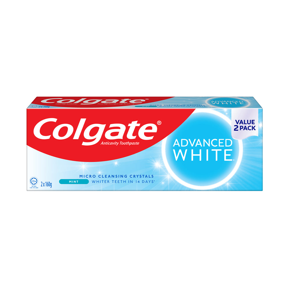 Colgate Advanced Whitening Toothpaste 160g x 2