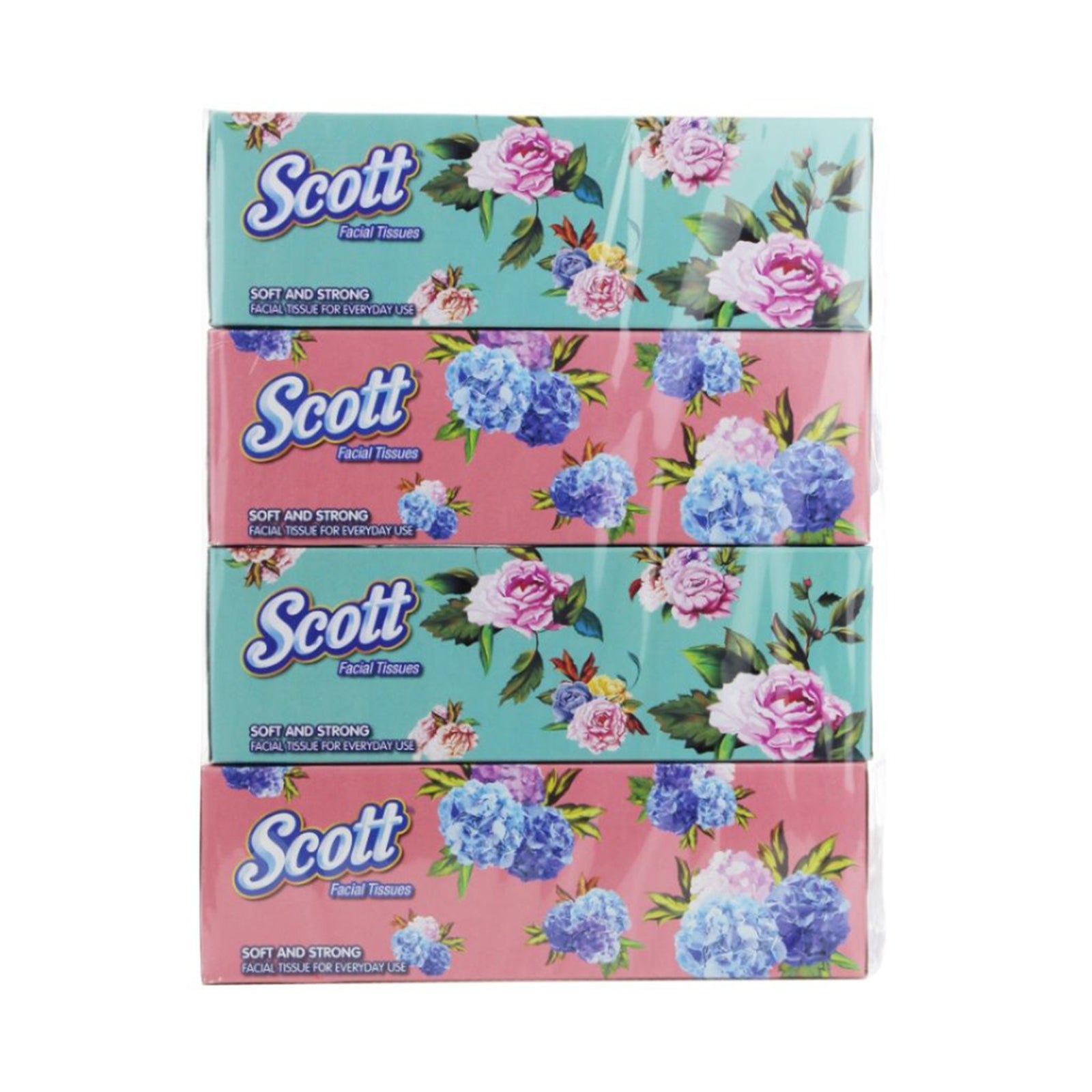Scott Facial Tissues 80sheet x 4