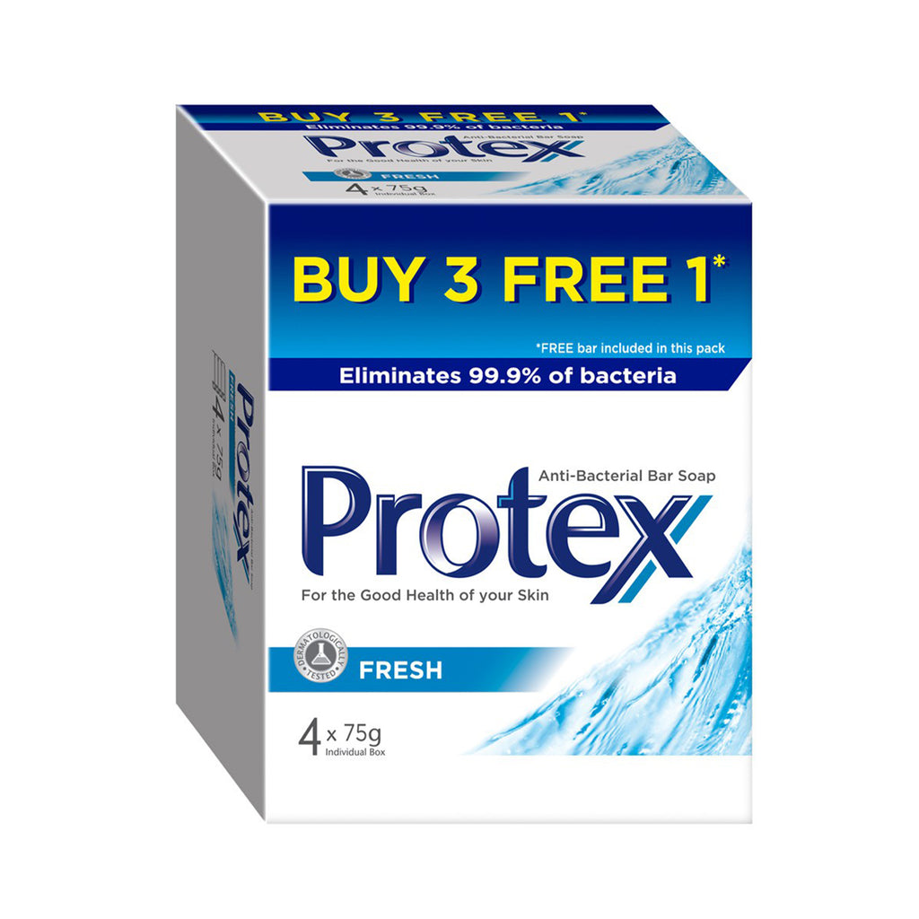 Protex Fresh Antibacterial Bar Soap Valuepack 75g x 3