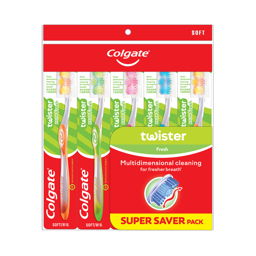Colgate Twister Toothbrush (Soft) 1pack