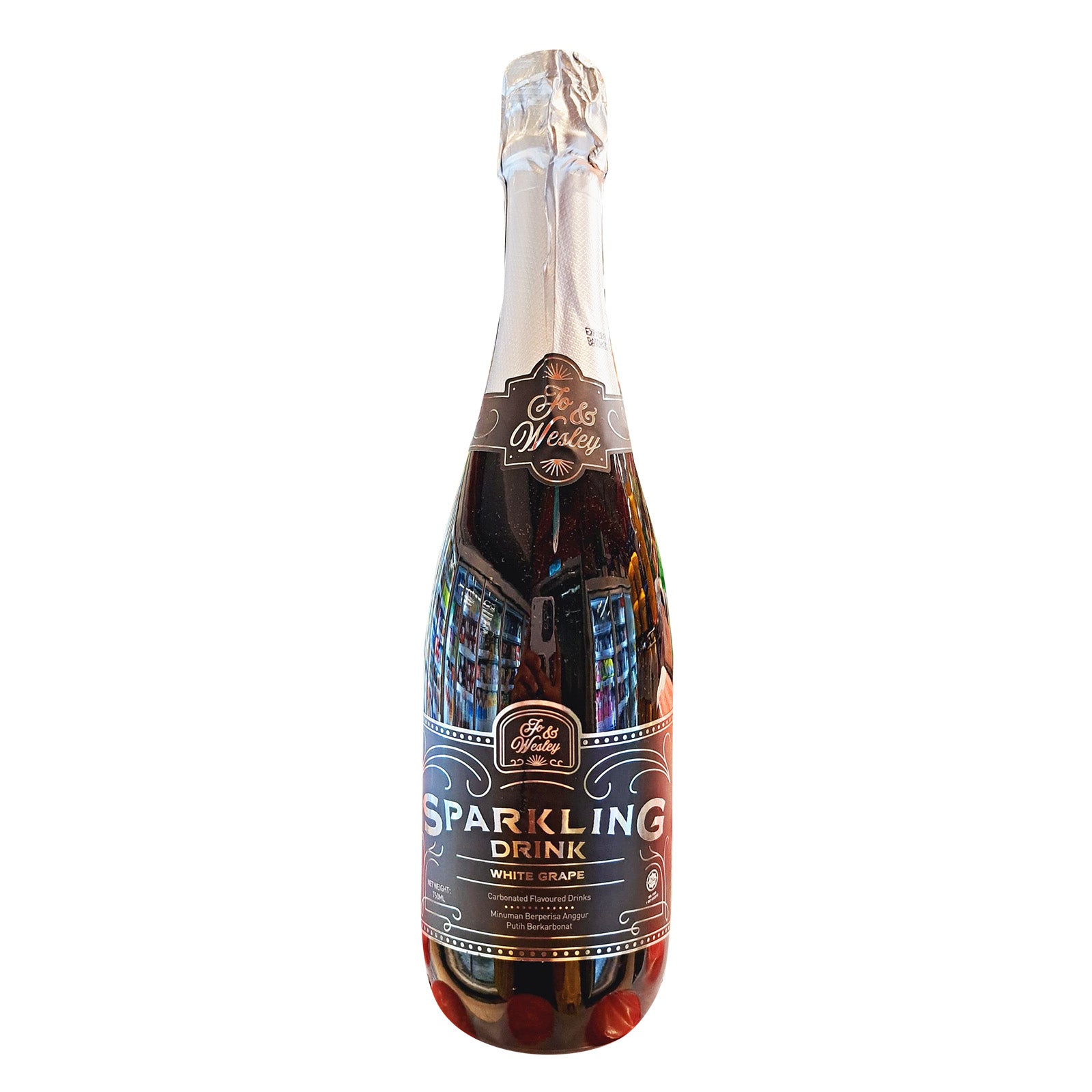 J&W Sparkling Juice White Grape 750ml
