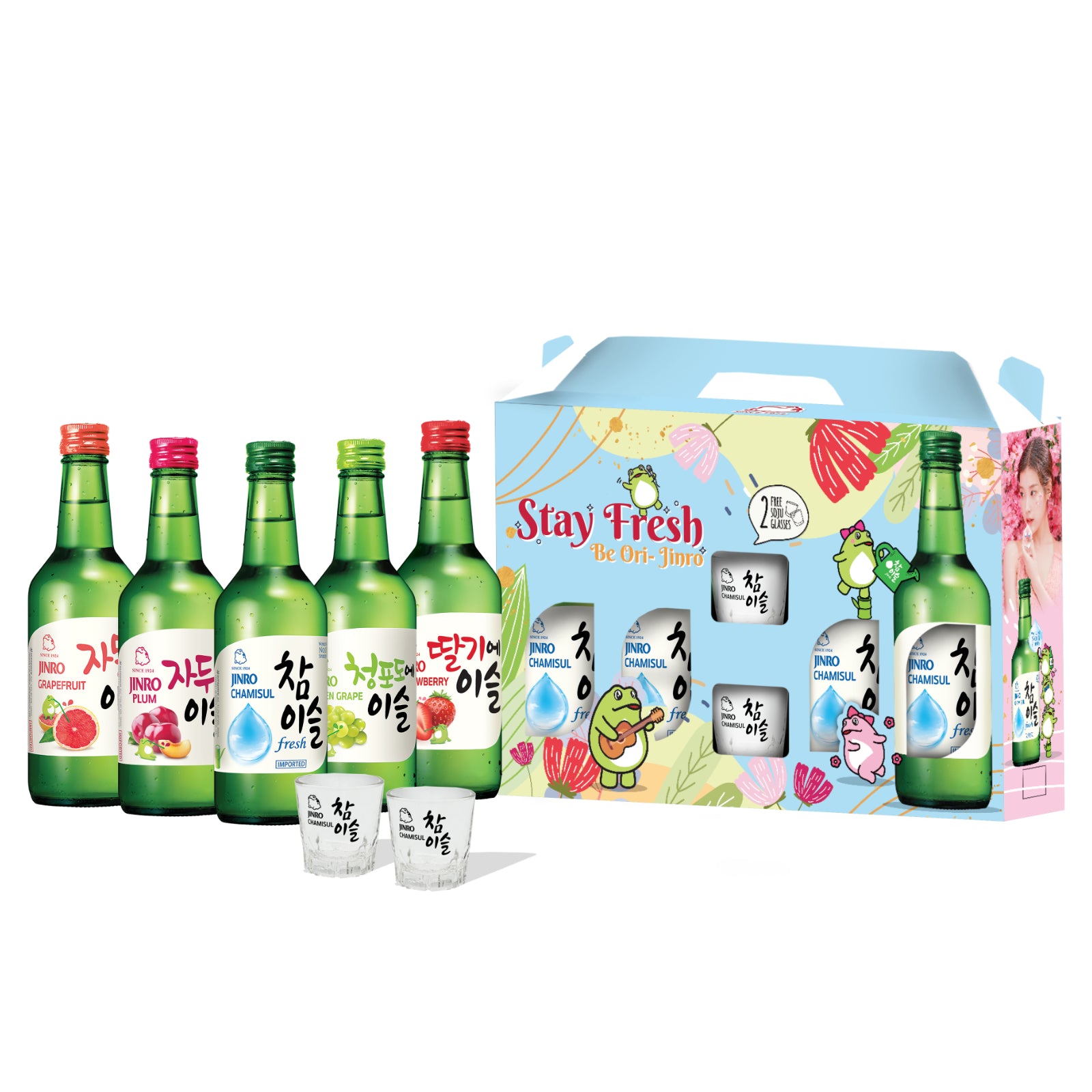Jinro Mixed Soju Gift Pack 360ml x 4