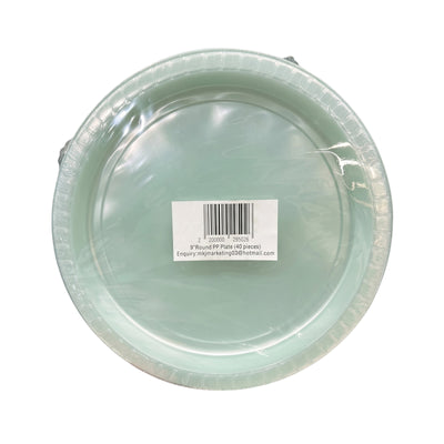 Party 9 inch PP Plate 40pcs/pack