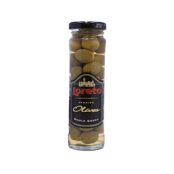 Loreto Whole Green Spanish Olives 150g (highest price)