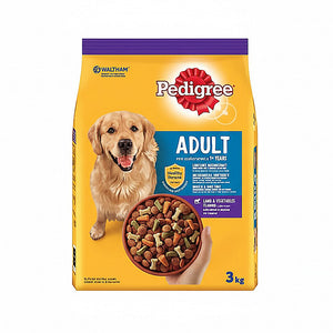 Pedigree Lamb and Vegetables Dry Dog Food 3kg
