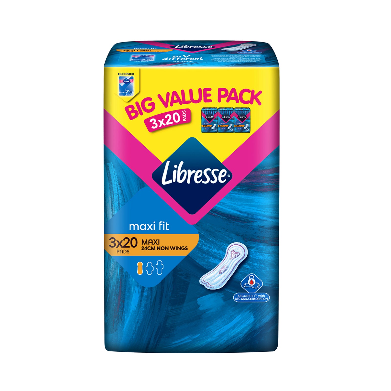 Libresse Maxi Non-Wings Pad 20pcs x 3