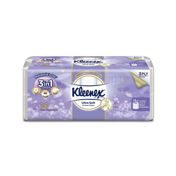 Kleenex Ultra Soft Aroma Clean with Floral Scent 20sheets (highest price)