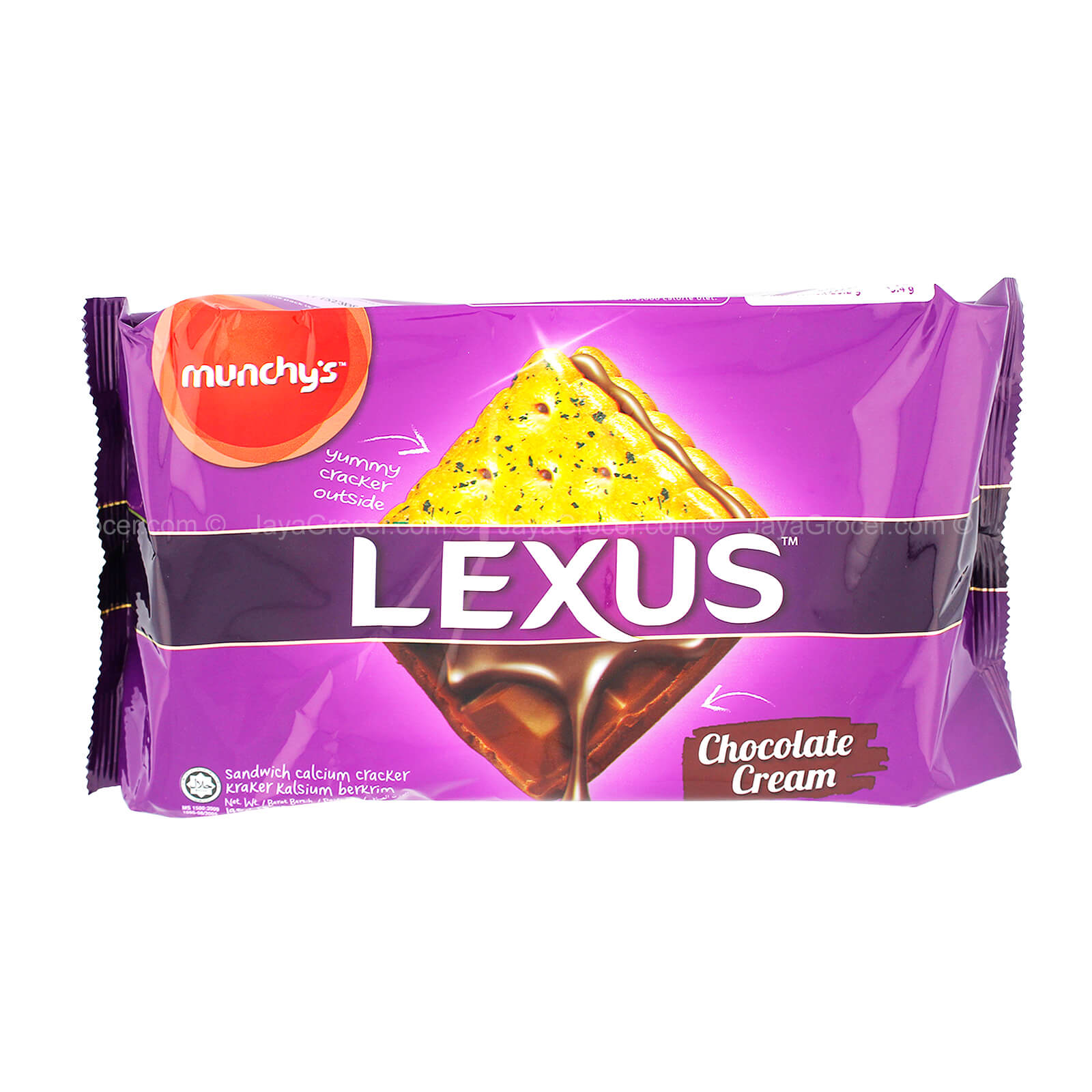 Munchys Lexus Chocolate Cream Sandwich Biscuits 190g
