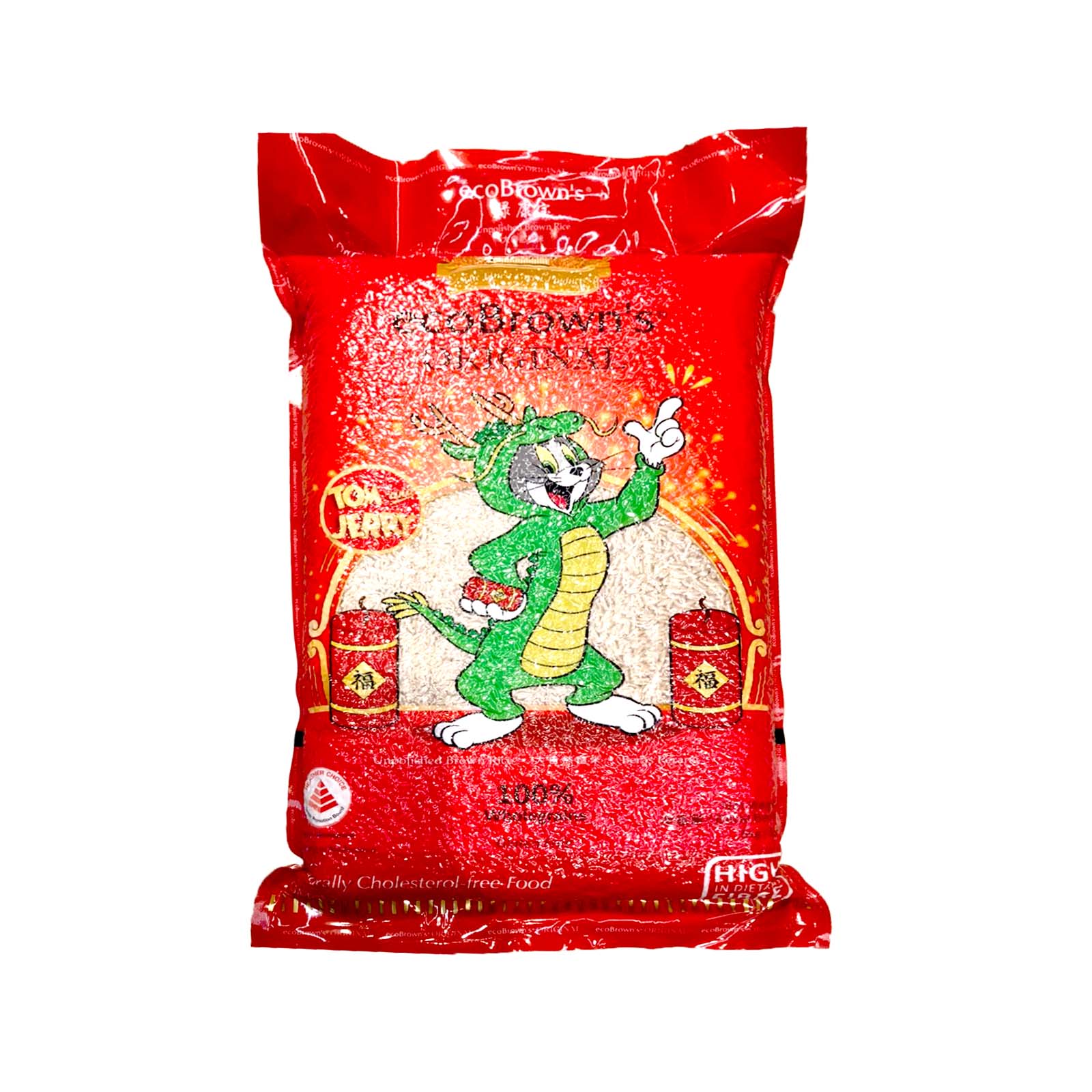 Ecobrowns Unpolished Brown Rice 5kg